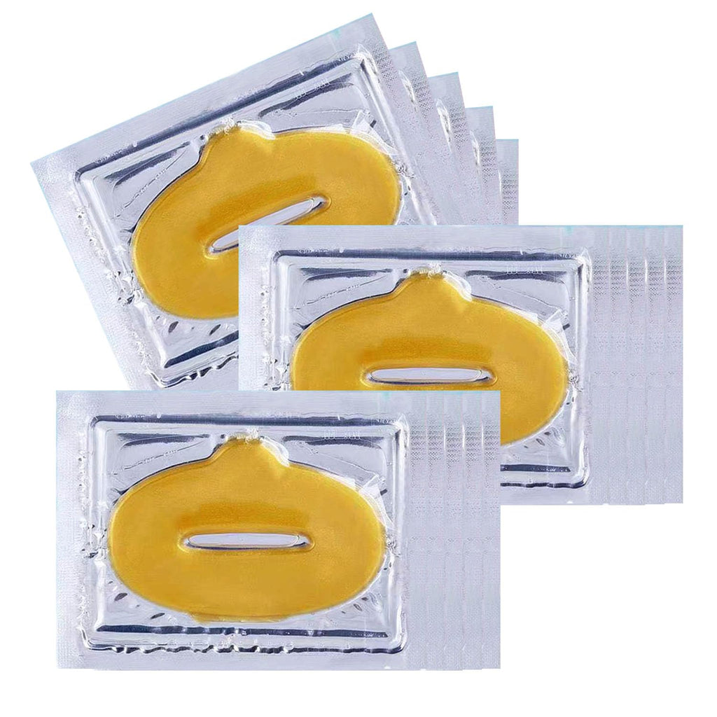 30 pieces of Moisturizing Collagen Crystal Lip Mask - Anti-Ageing & Anti Chapped, Reduce lip Wrinkles, Fade Lip Color, Make Skin Smooth (Pink)