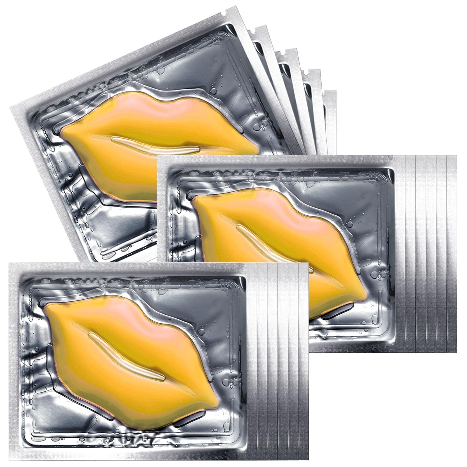 30 pieces of Moisturizing Collagen Crystal Lip Mask - Anti-Ageing & Anti Chapped, Reduce lip Wrinkles, Fade Lip Color, Make Skin Smooth (Pink)